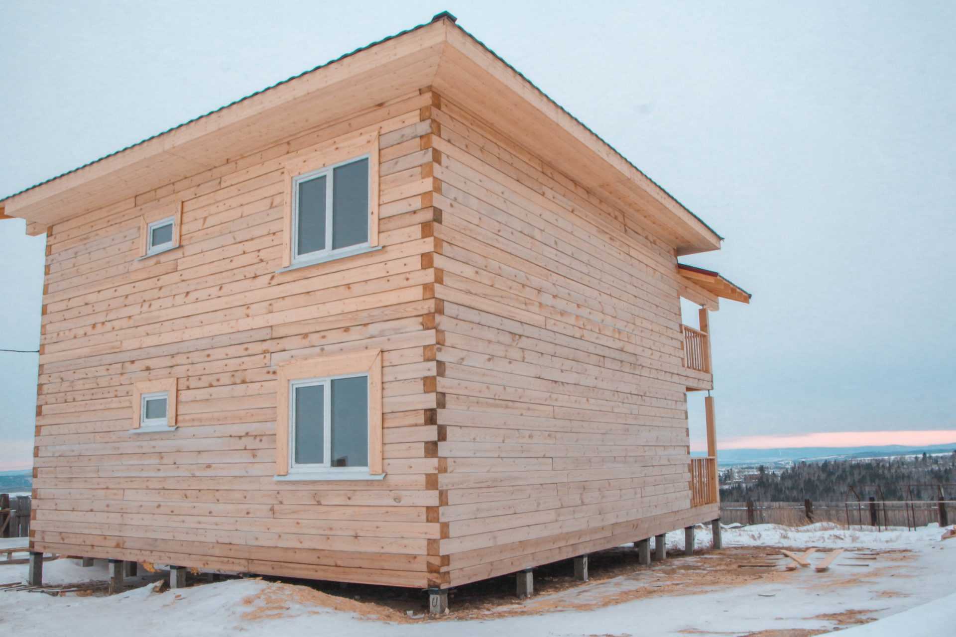 Проект дома Брусовой дом 2 этажа 155 м2 в Мамонах, 155 м², брус — миниатюра 12