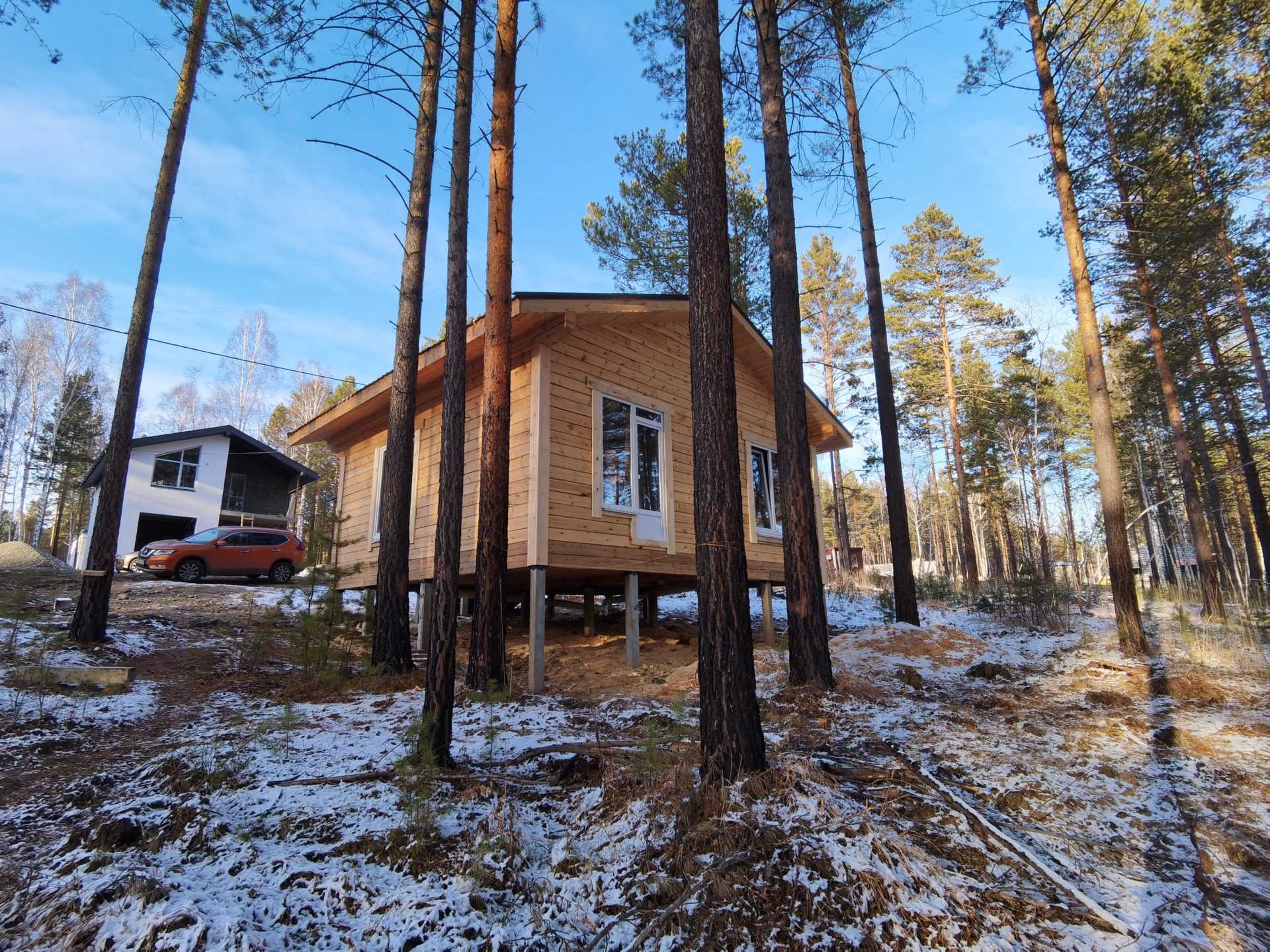 Проект дома Небольшой деревянный дом 60 м2 в КП Кристалл, 60 м², брус — миниатюра 3