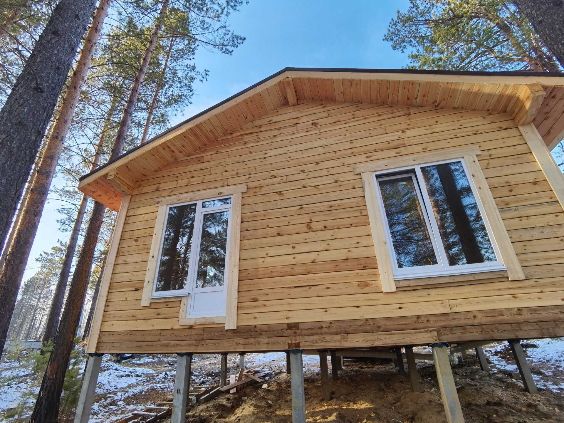 Проект дома Небольшой деревянный дом 60 м2 в КП Кристалл, 60 м², брус — миниатюра 6