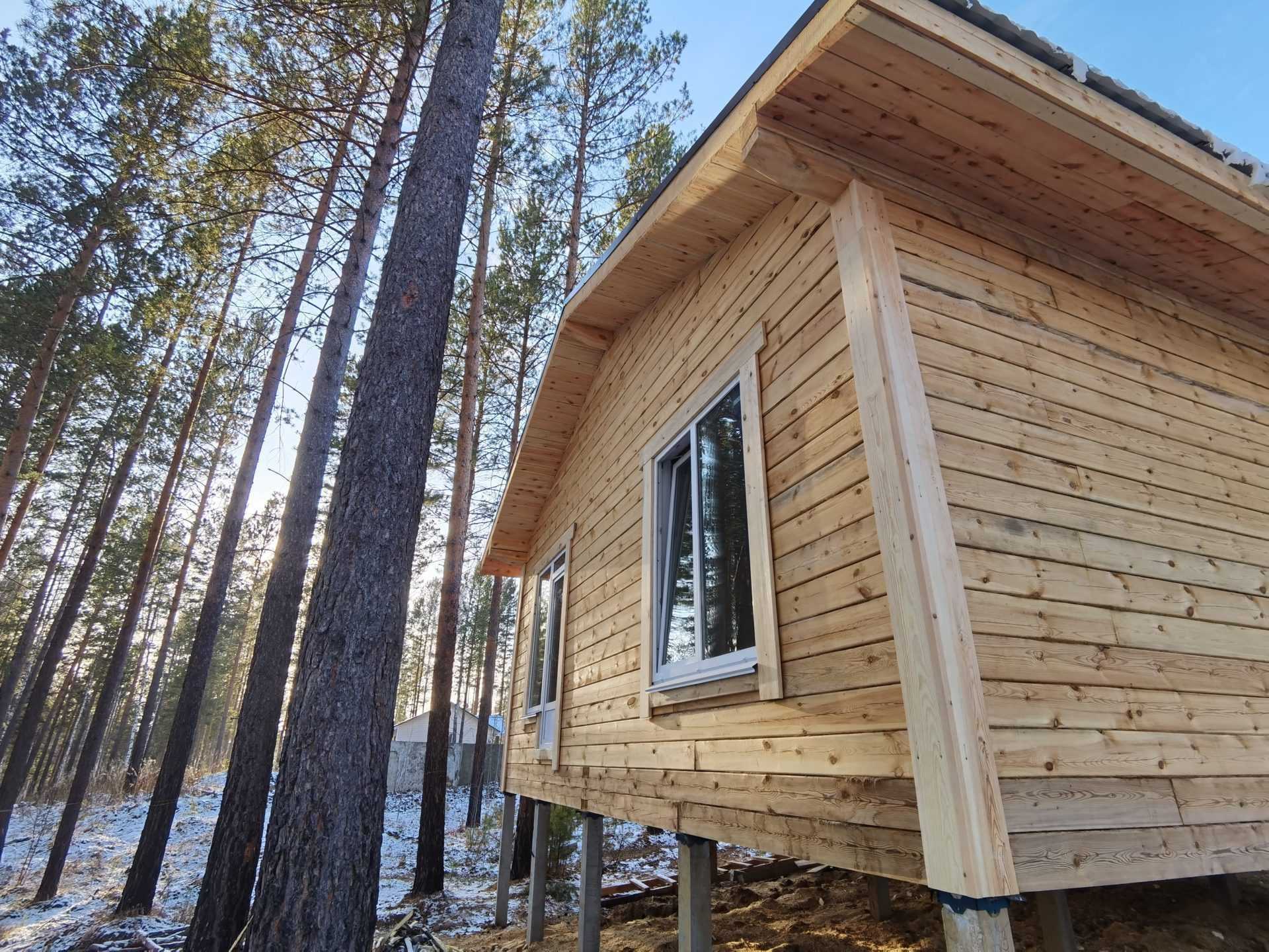 Проект дома Небольшой деревянный дом 60 м2 в КП Кристалл, 60 м², брус — миниатюра 7