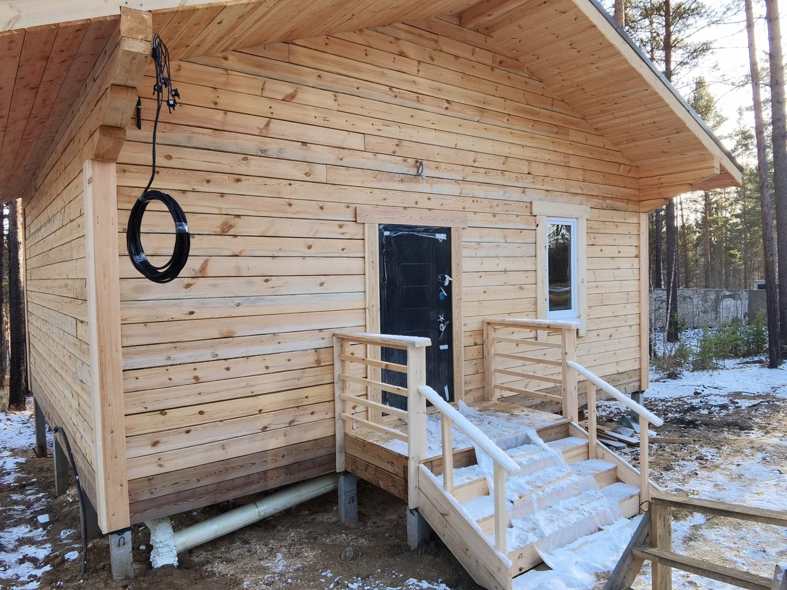 Проект дома Небольшой деревянный дом 60 м2 в КП Кристалл, 60 м², брус — миниатюра 12