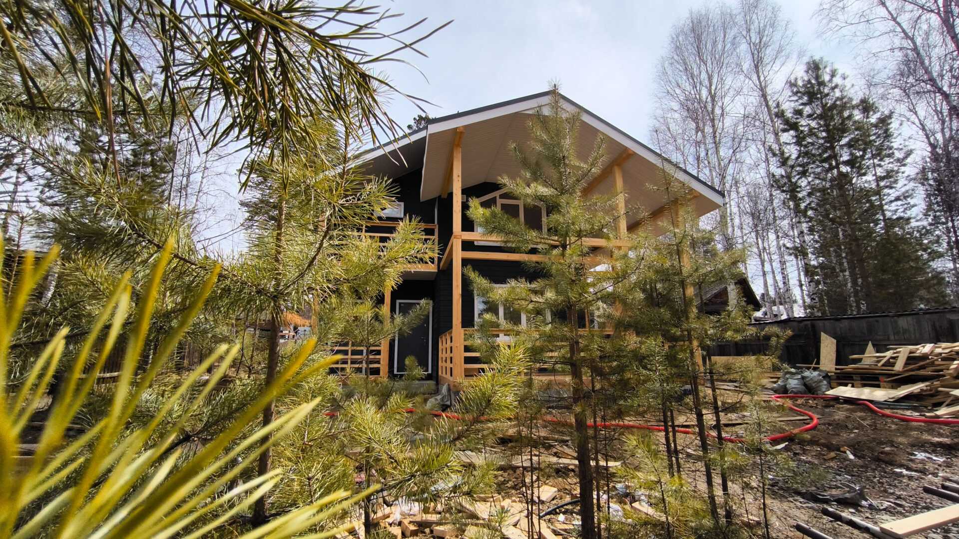 Проект дома Современный коттедж 130 м2 в СНТ Жаворонки, 130 м², брус — миниатюра 7